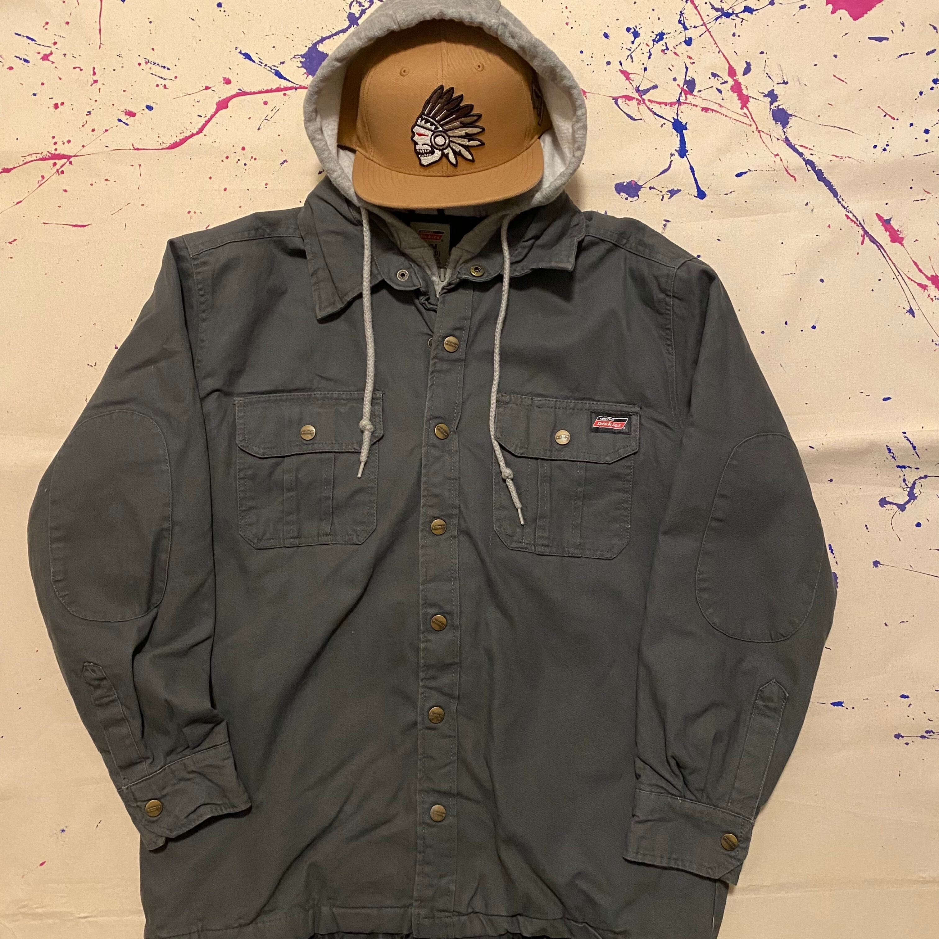Dickies Layered quilted jacket {デッキーズ レイヤードキルテング 中綿 ジャケット 古着を used メンズ } ユニセックス