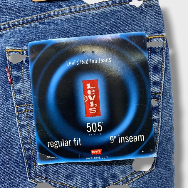 Deadstock Levi's 505 デニムショーツ　90s W34