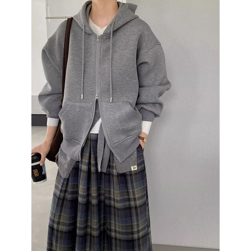 double zip hoodie 101624 | toujouage