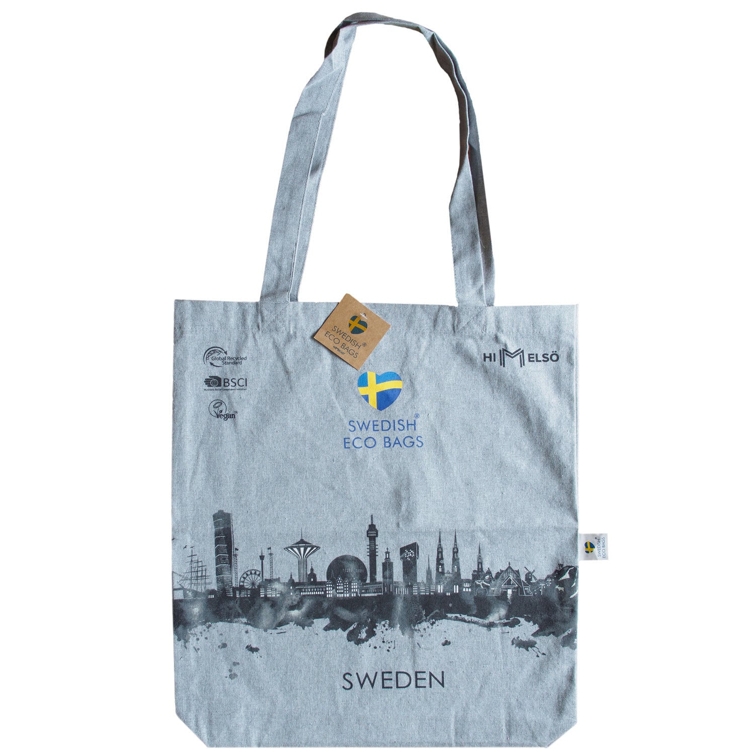 スウェーデン エコバッグ（リサイクルコットン使用） Fikahuset フィーカフセット スウェーデンの紅茶とコーヒーの販売