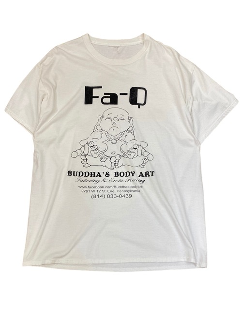 00s BUDDHA'S BODY ART print T-shirt【北口店】プリントTシャツ