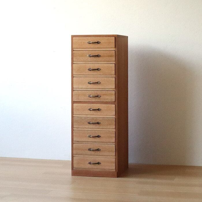 整理箱 タンス 古家具 古道具 引き出し アンティーク 引出し10杯 整理