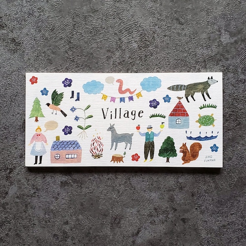 AikoFukawa布川愛子　一筆箋　Village　横