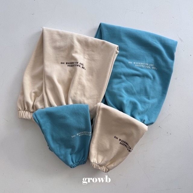 [即納L] ≪growb≫ Address jogger pants butter (kids)