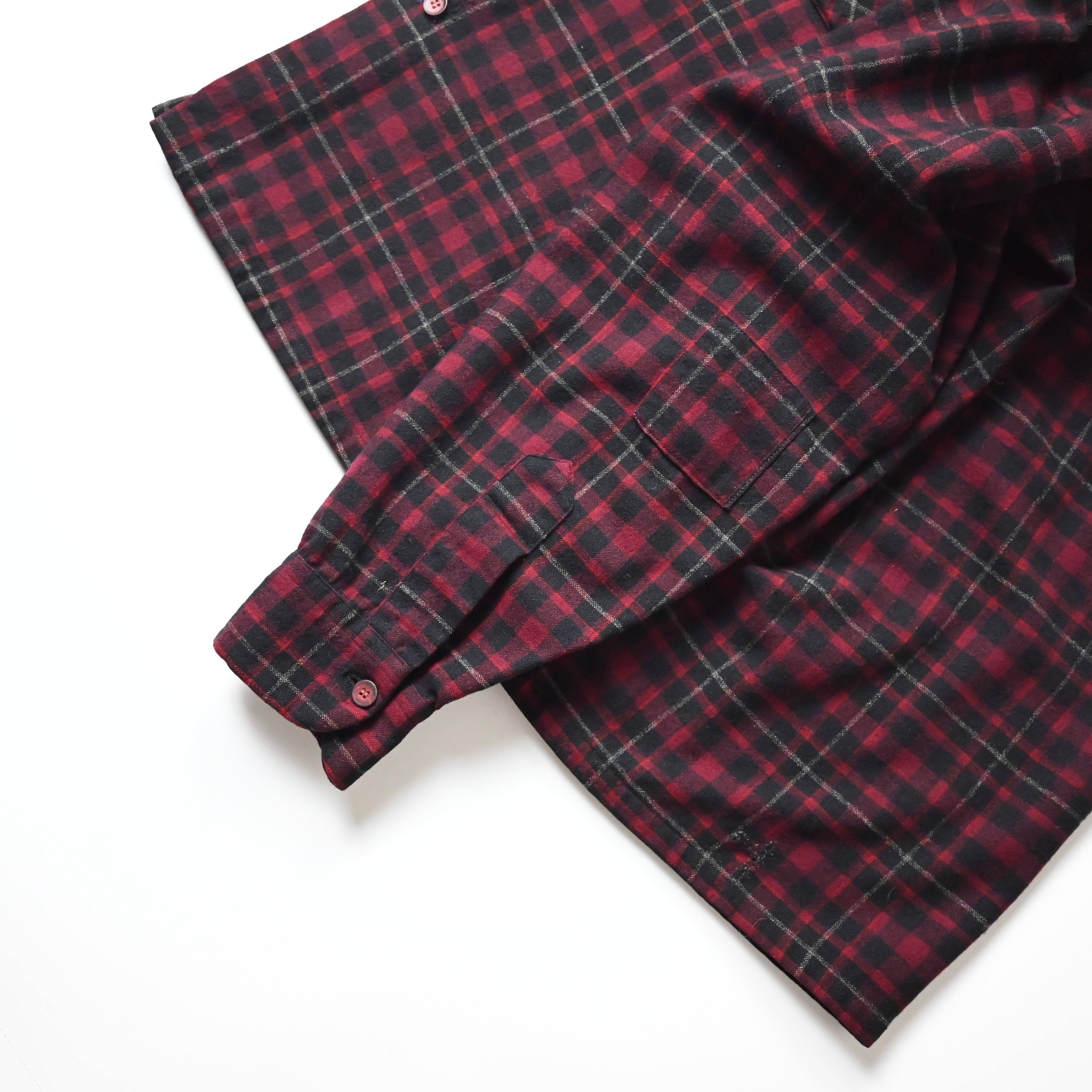 50's PENDLETON Wool Check board Shirt made in USA sizeL | GANKO