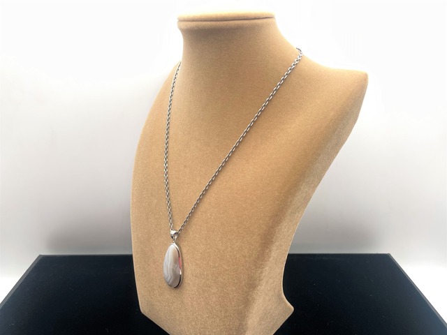 シルバーペンダントトップ【ペア】（瑪瑙）