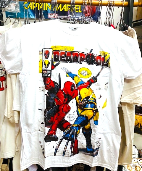 Marvel Deadpool Comic Tシャツ 海外限定 日本未入荷 DEADPOOL - Comic Book Cover Tシャツ White | homecoming