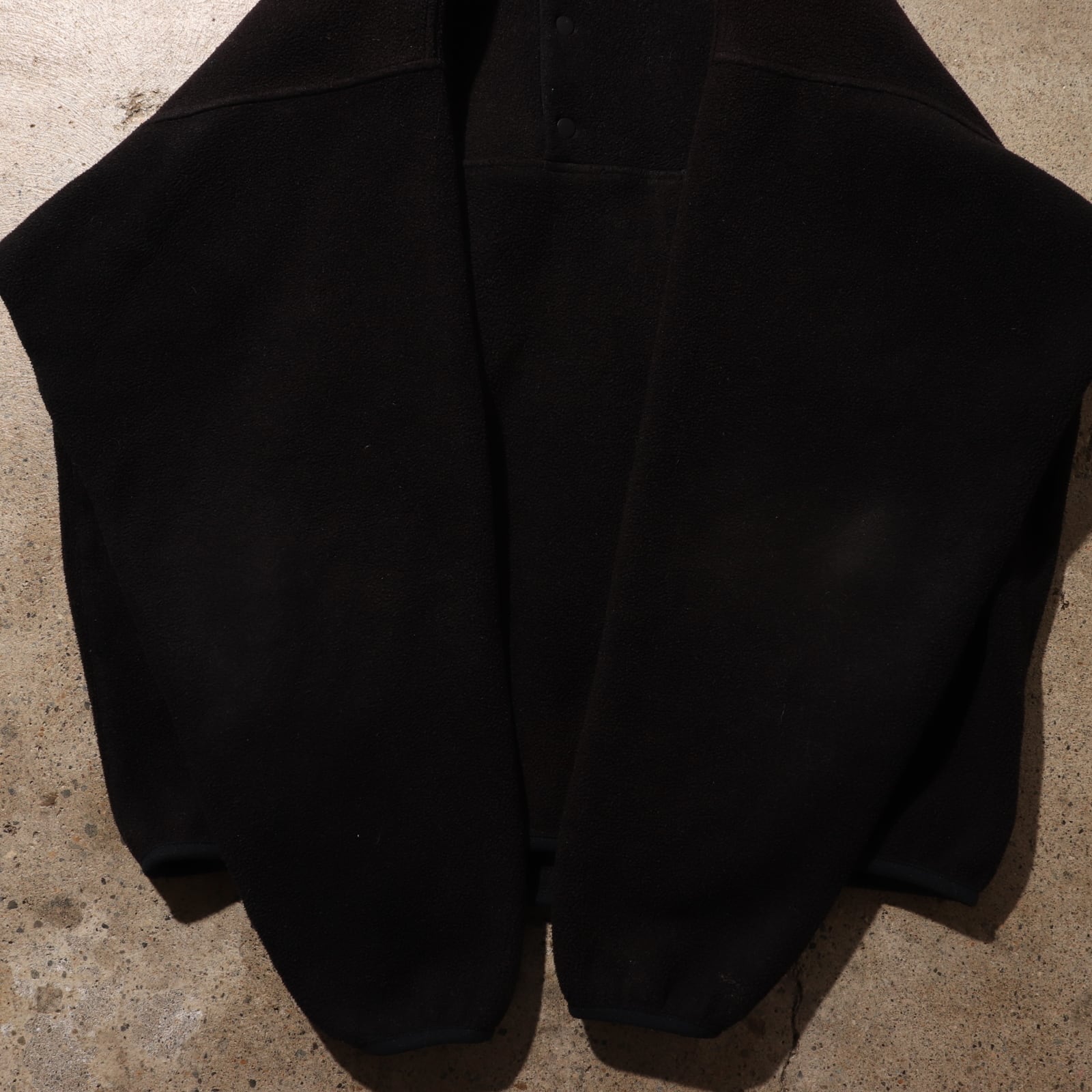 オールブラック L 12年 シンチラ スナップT Patagonia フリース 黒  