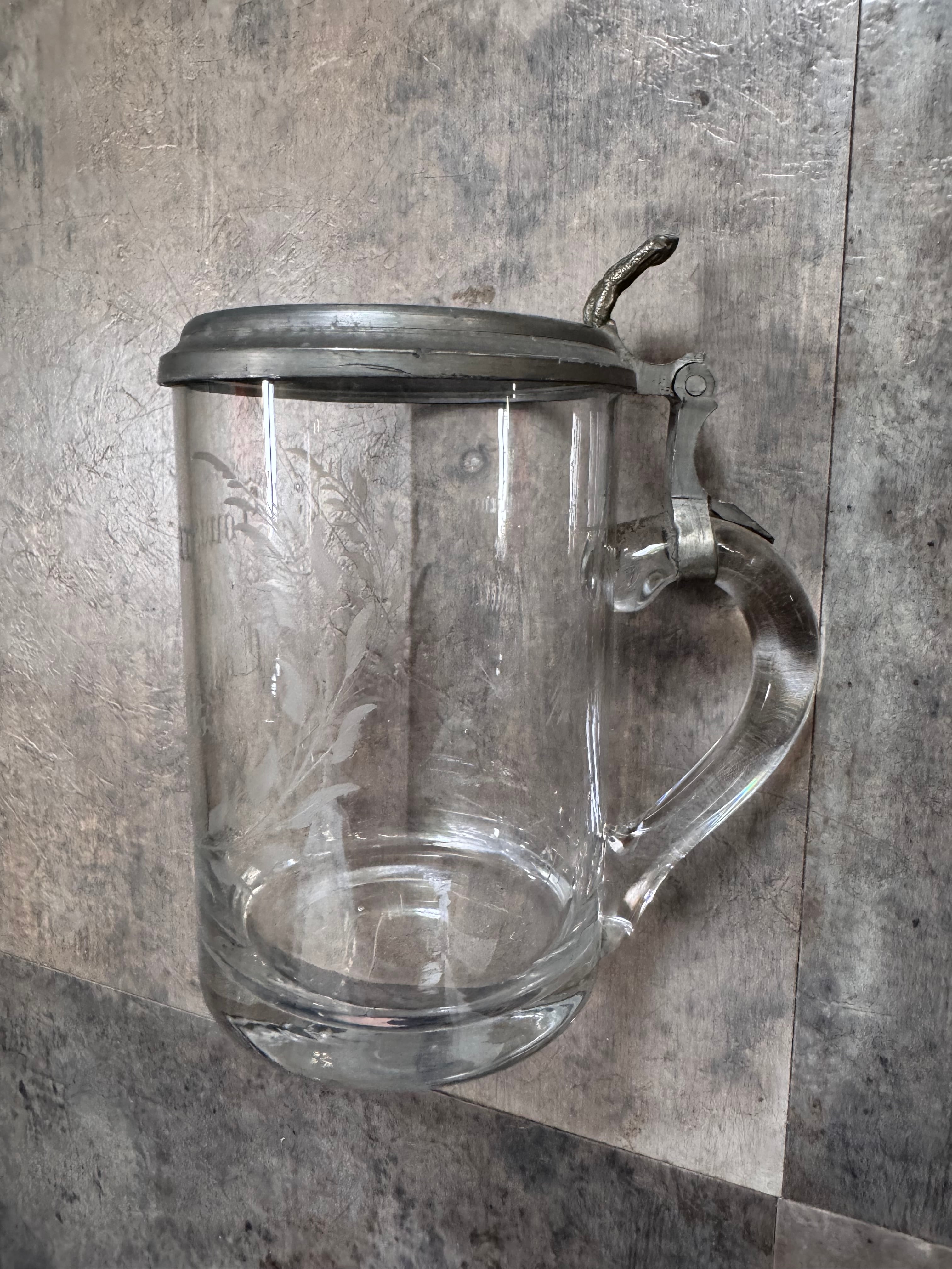 フランス製 小さなビアグラス