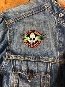 シンプソンズ KRUSTY FOR LIFE ワッペン・アップリケ・パッチ FD2327