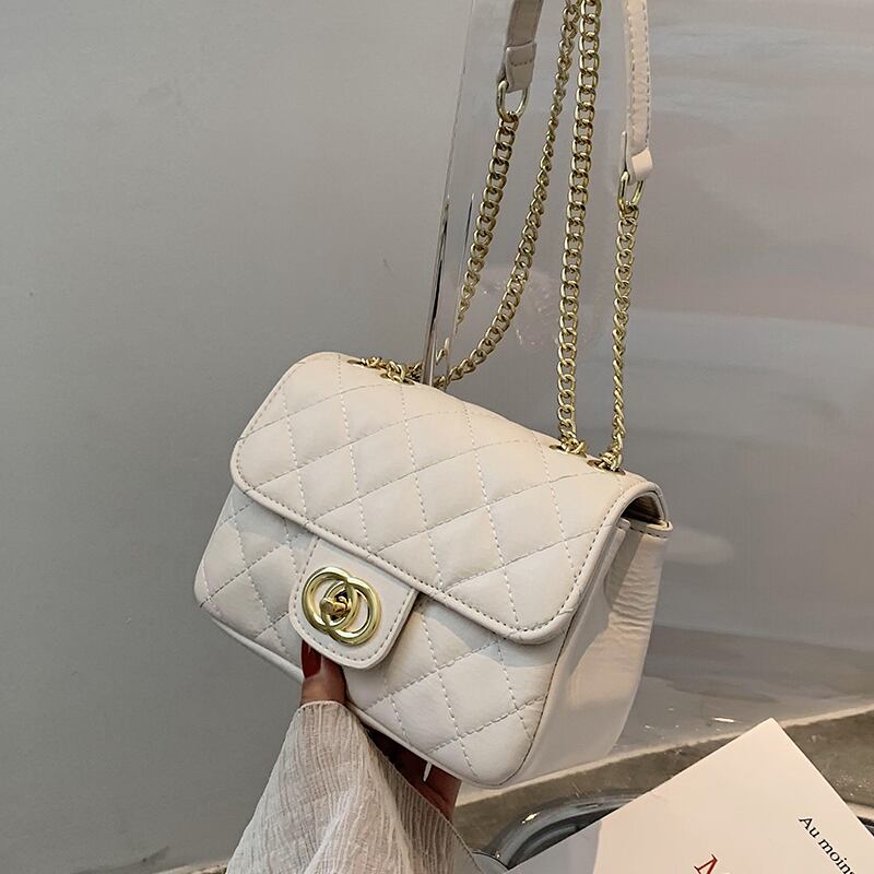 チェーンバッグ女性のメッセンジャーバッグ2020新しい波のファッション野生の菱形刺繍糸ショルダーバッグネット赤い小さな正方形のバッグ Tiancai_Wing_Bag2559524