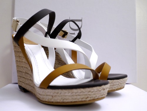 レア美品◆Christian Dior クリスチャンディオール エスパドリーユ マルチカラー ウェッジソール サンダル 37D◆ 合わせやすい上品な配色♪