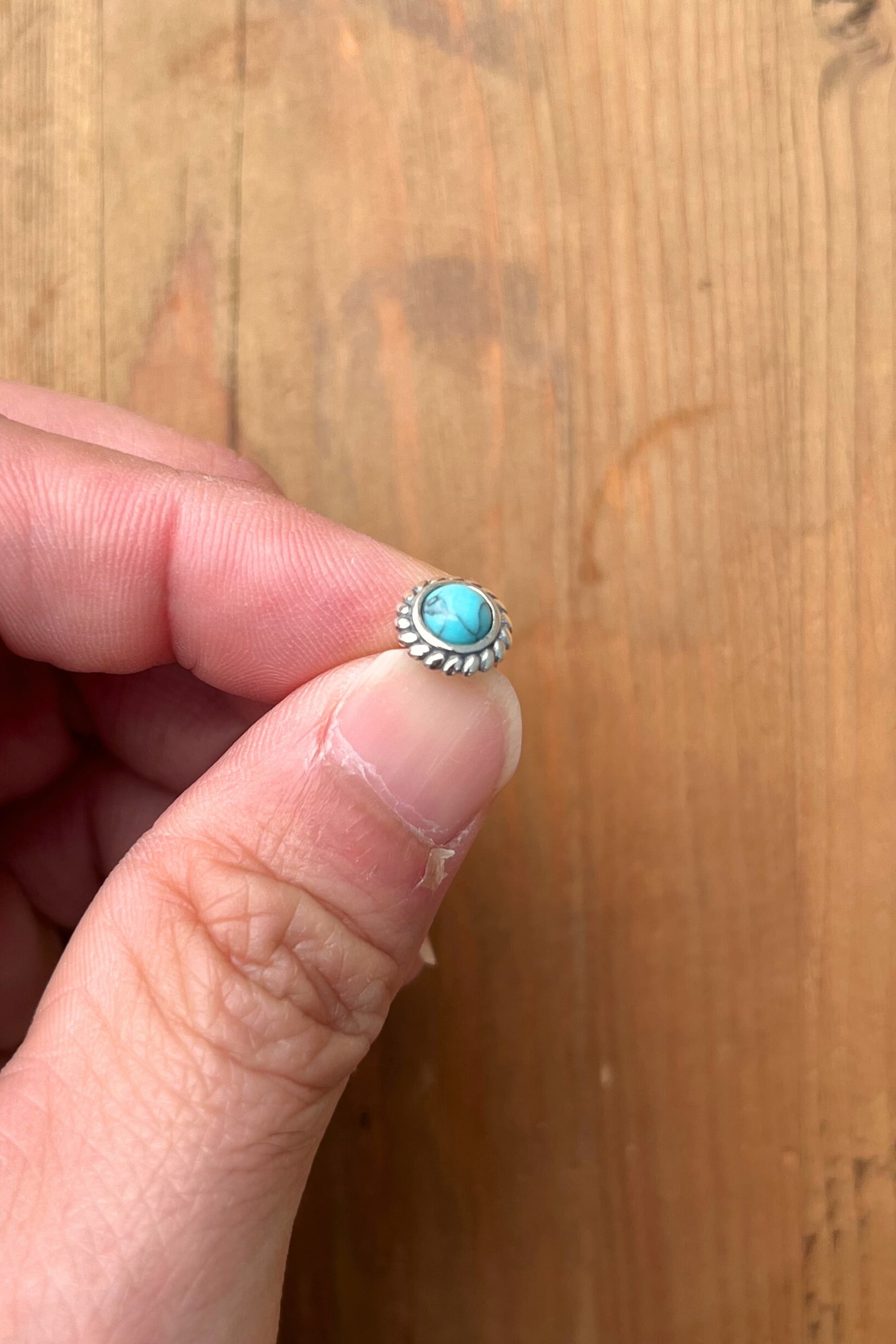 ネイティブターコイズピアス