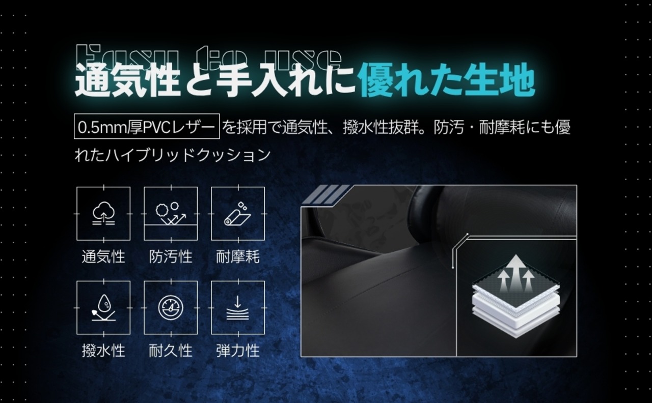 ゲーミングチェア リクライニング135° フットレスト付き オフィスチェア 在宅ワーク 椅子 PVCレザー×快適クッション 人間工学設計 連結 ...
