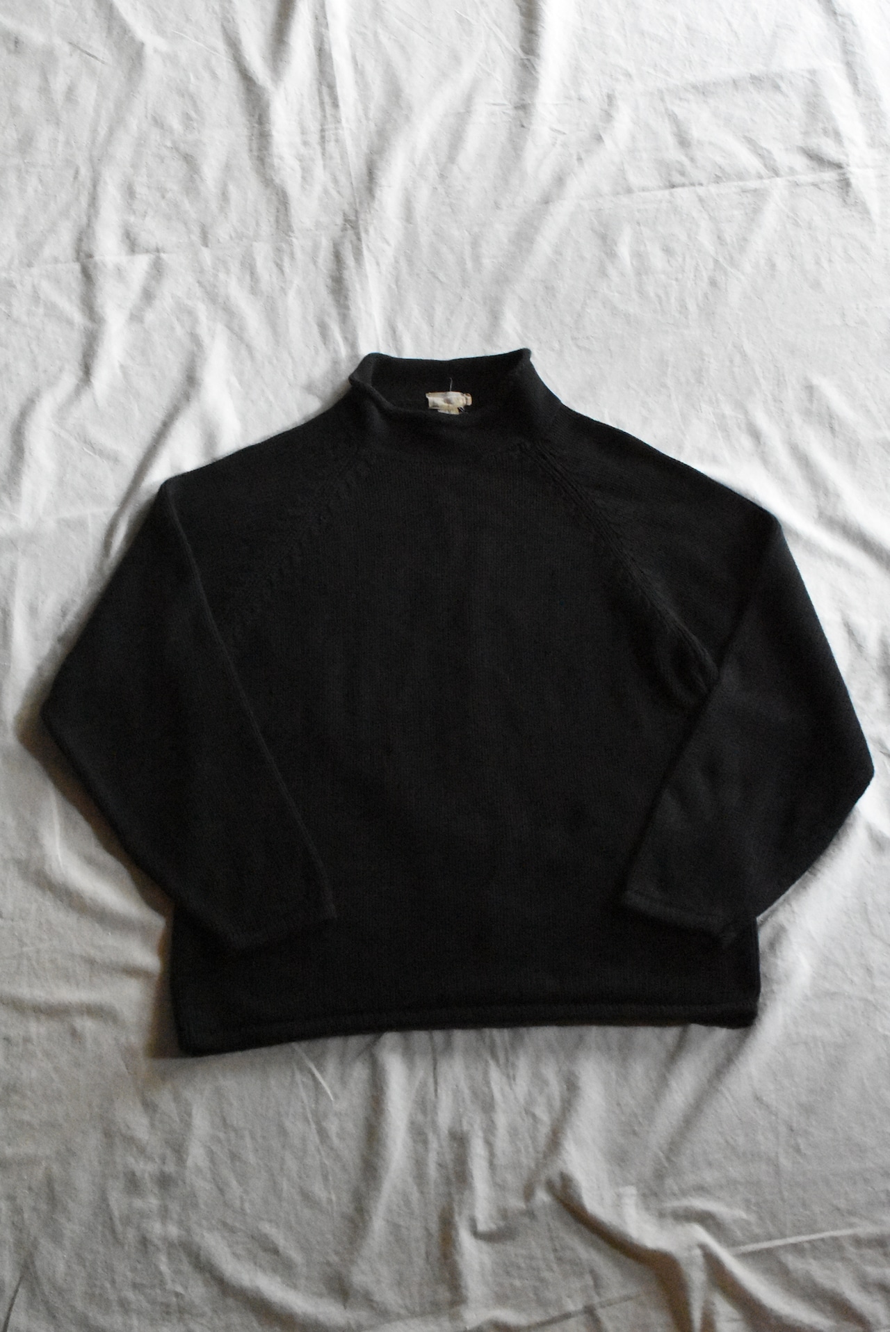 OK/90's "J.CREW" roll neck cotton knit