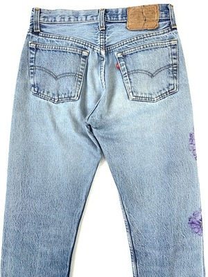 M-216  リーバイス Levis501レギュラー古着 1980年代米国製刻印525  W 71cm(ぐるり） 股下 71cm