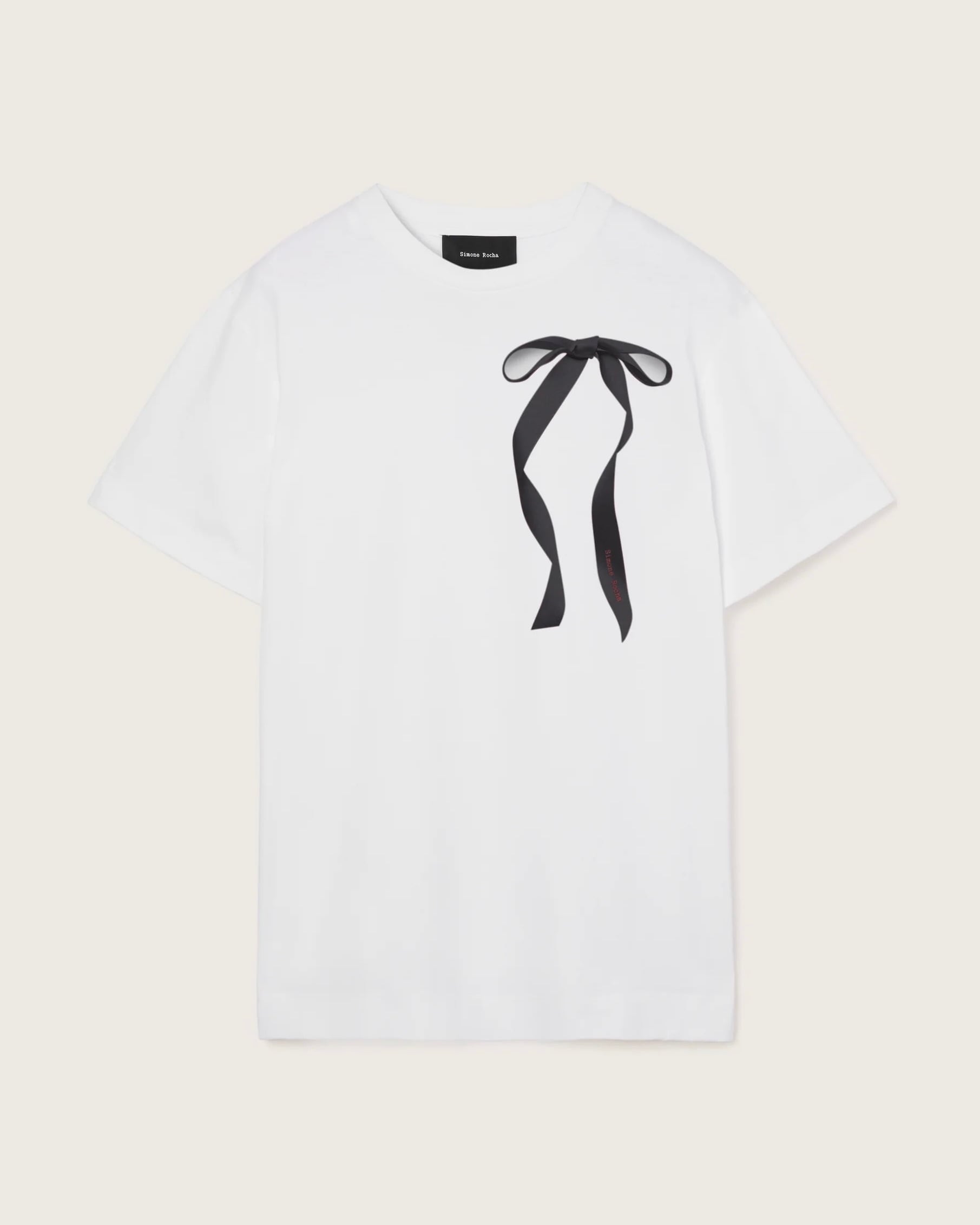Simone Rocha】Ribbon Bow Tail T-Shirt | idealclasse