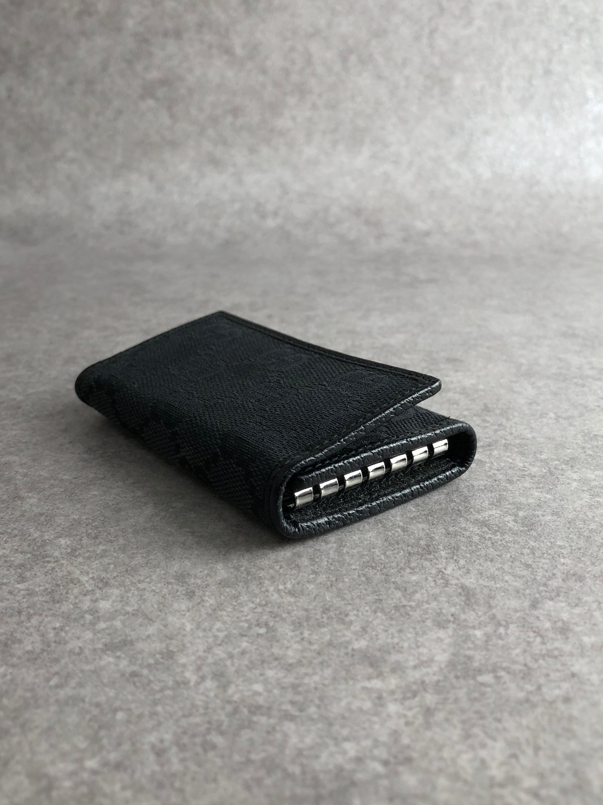 GUCCI グッチ GG柄 キーケース ブラック キャンバス 6連 04564R F40IR