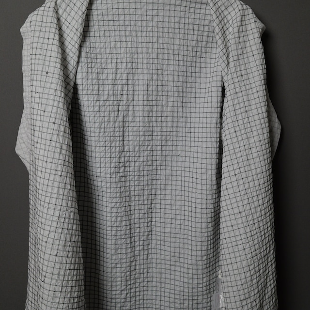 [ASHA by MDS]  Textured Grid Shirt