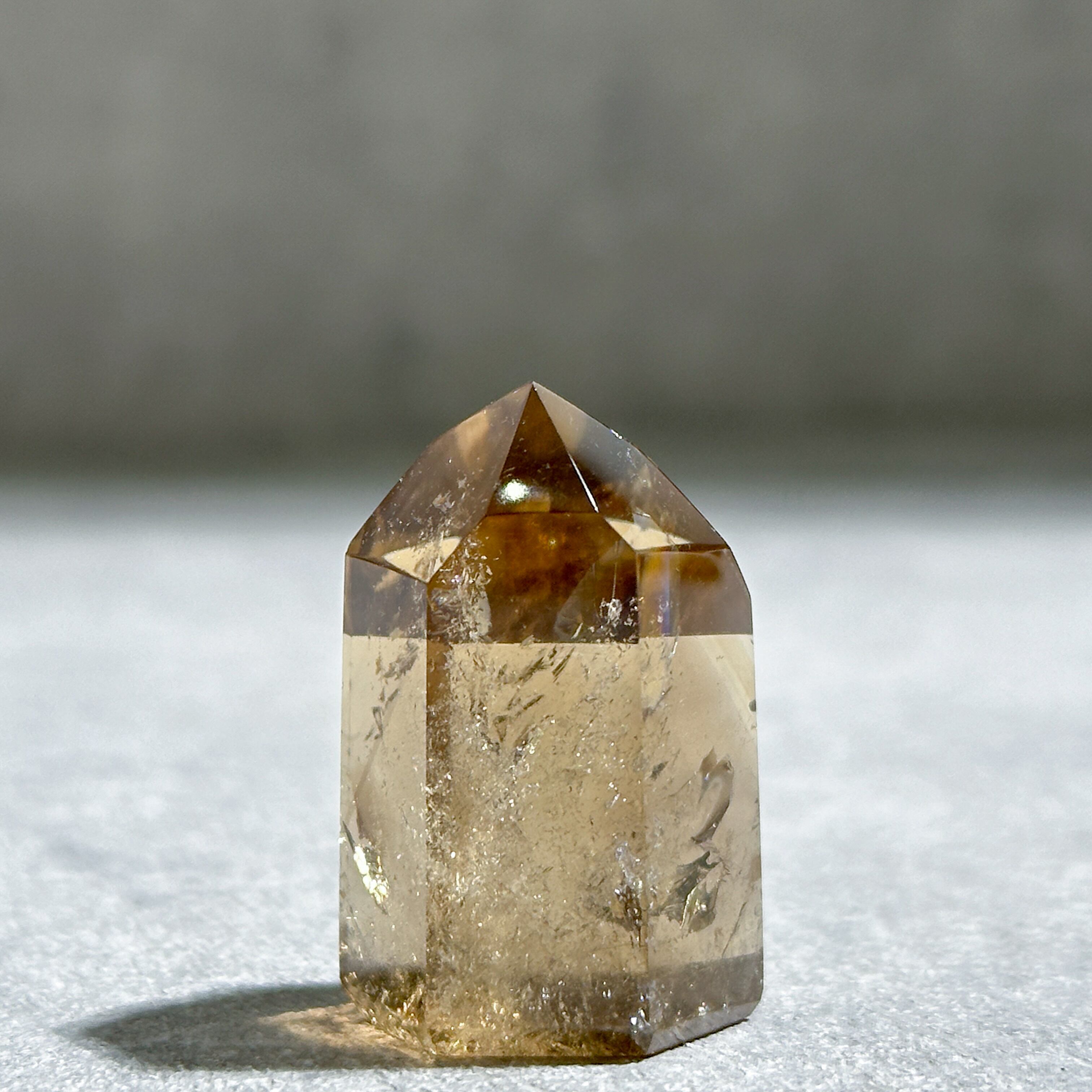 ファントム◎シトリン（黄水晶） タワー52◇ Citrine ◇ 天然石・鉱物