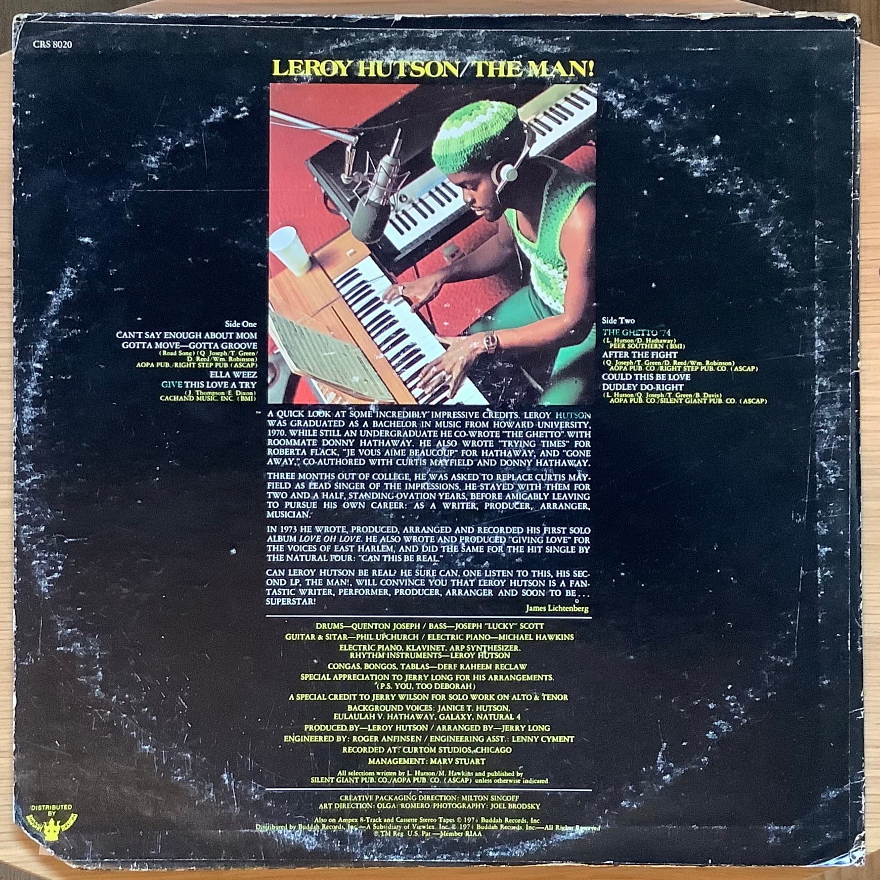 LEROY HUTSON / THE MAN! | Plastic Soul Records