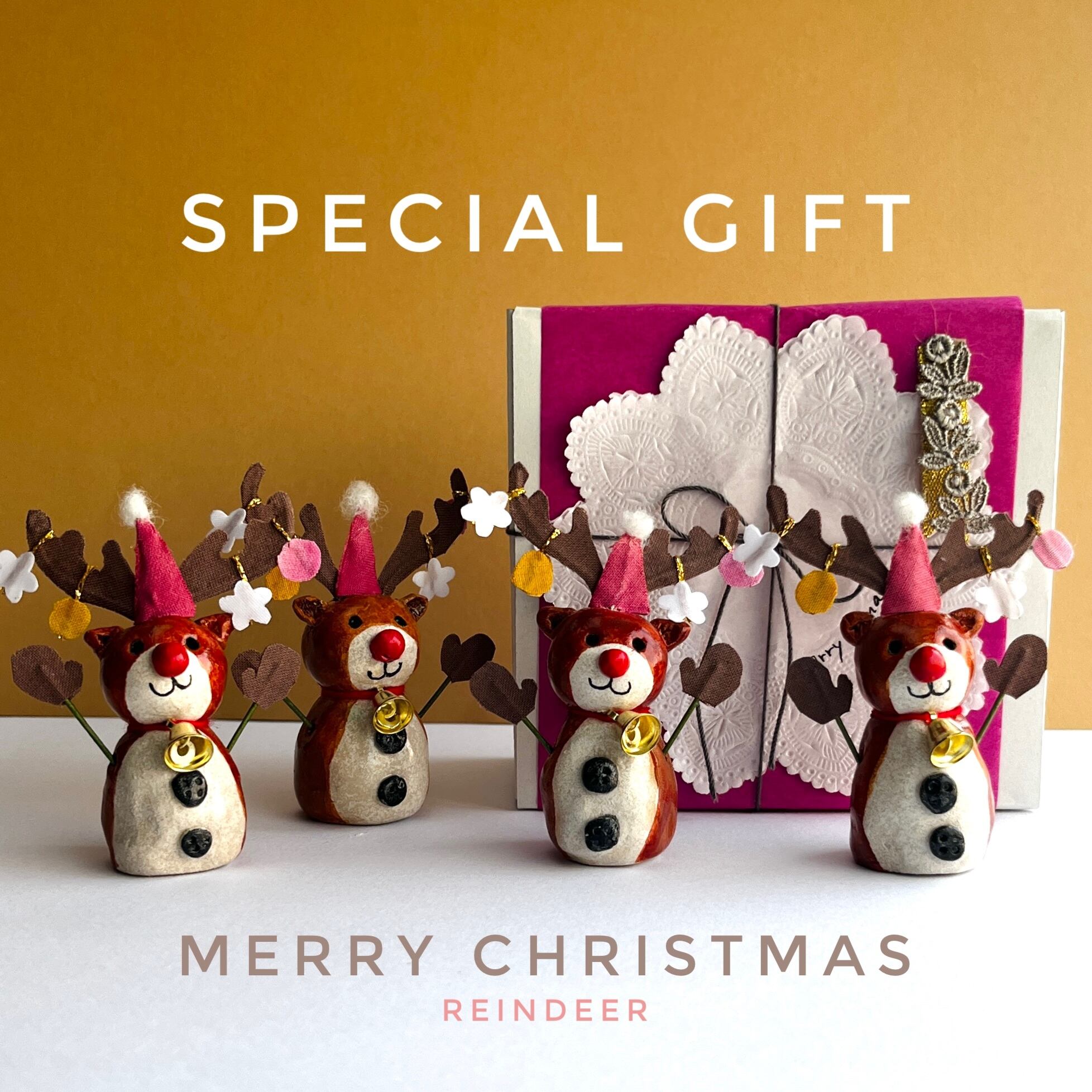 クリスマス☆ごろんとトナカイさん