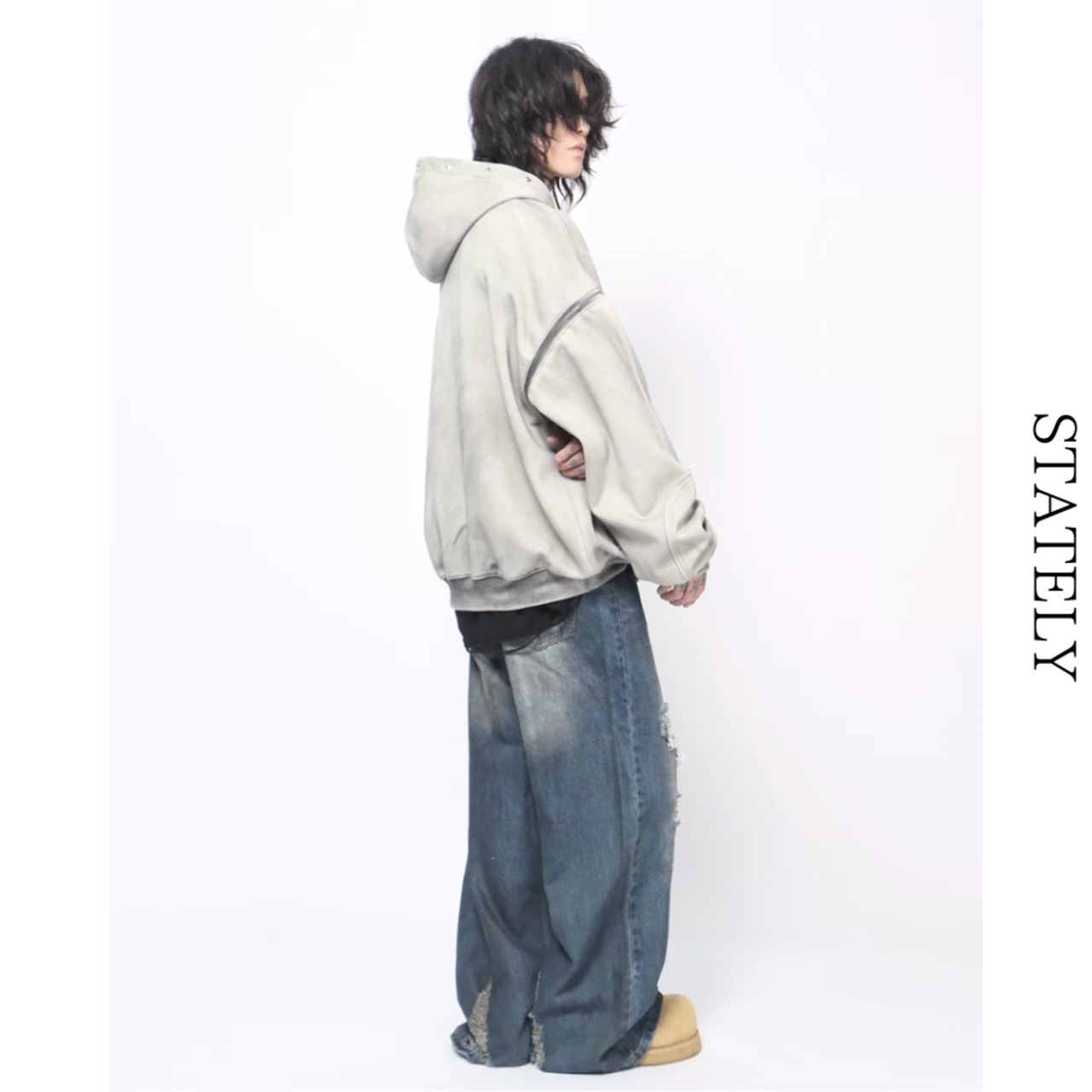 Vintage Zip ウォッシュフーディー/2color_O89・画像10