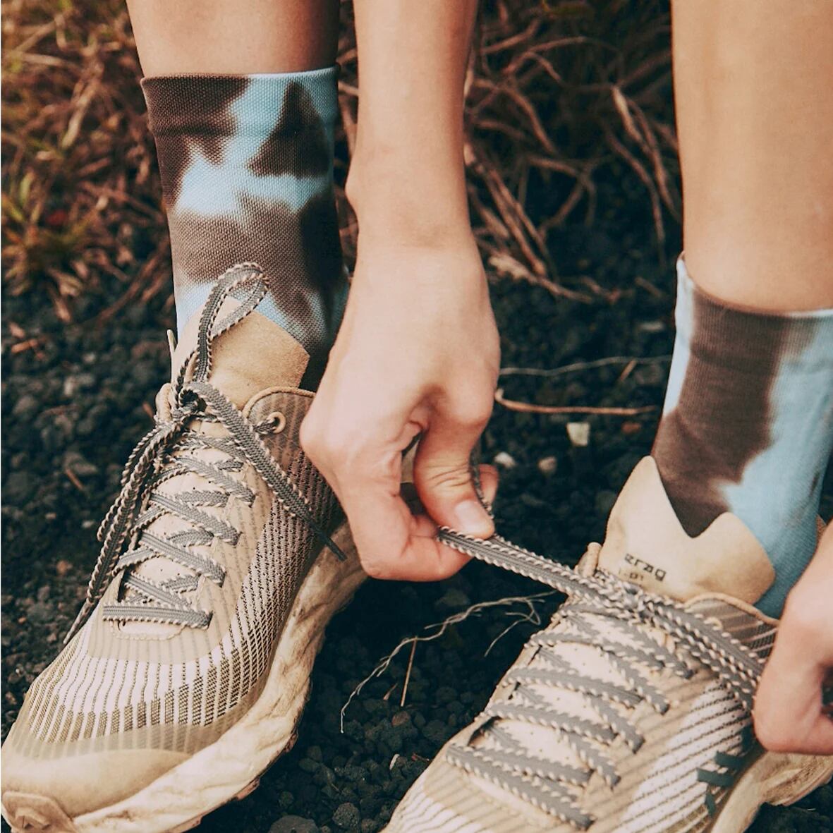 charbon / MARBLE SOCKS(BRW×TRQ) | 道がまっすぐ