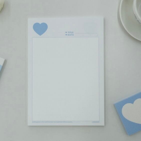 B5 Note Pads Double Sided Bubble Dream ノートパッド メモパッド 韓国文房具 韓国雑貨 Jurxxhouse 韓国文房具 雑貨 La Violette