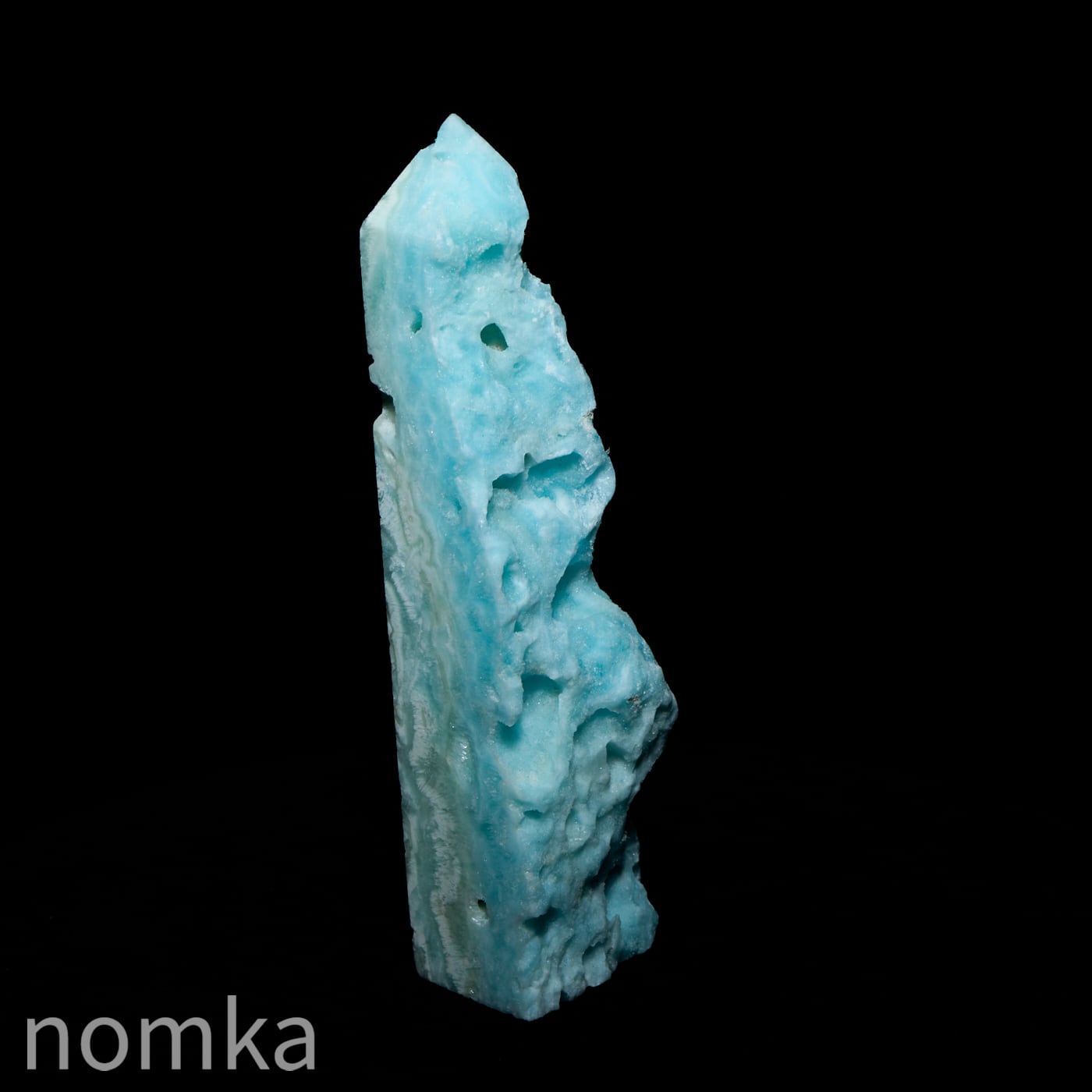 希少＆高品質】ブルーアラゴナイト 原石ポイント(中国雲南省産) 144g