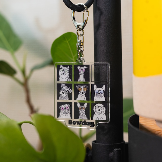 Megane Dogs｜アクリルキーホルダー