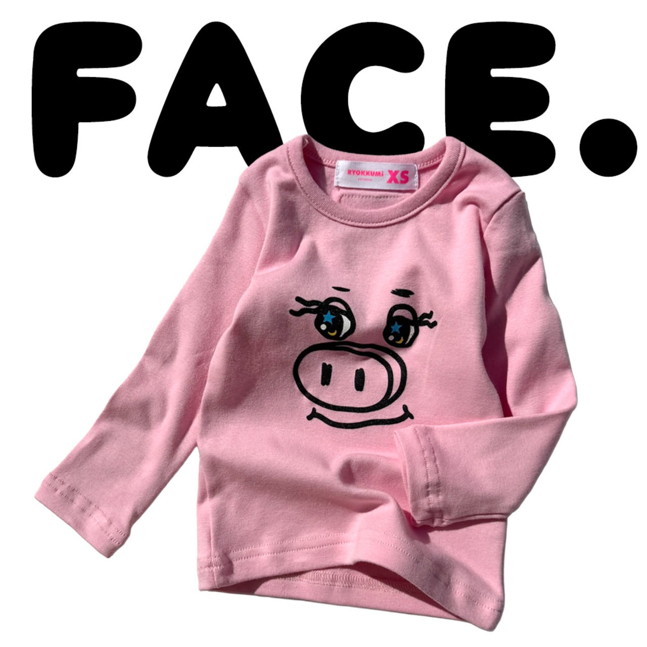 [受注生産] FACE SLIM T - Pink
