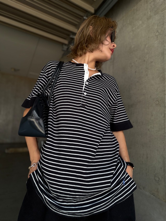 （CS2472）Polo Ralph Lauren striped henley shirts