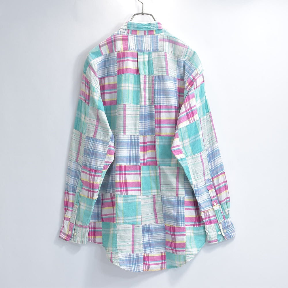90s CHAPS Ralph Lauren チャプス ラルフローレン マドラスチェック