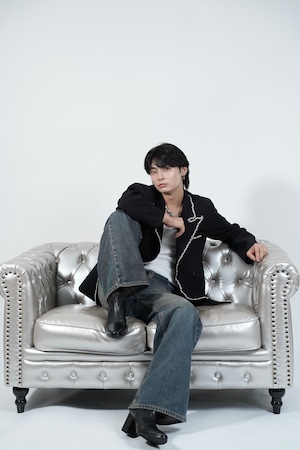 【ALUDE SELECT】luxe line lame badge jacket