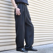 HAGGAR black label rayon blend 3tuck wide slacks