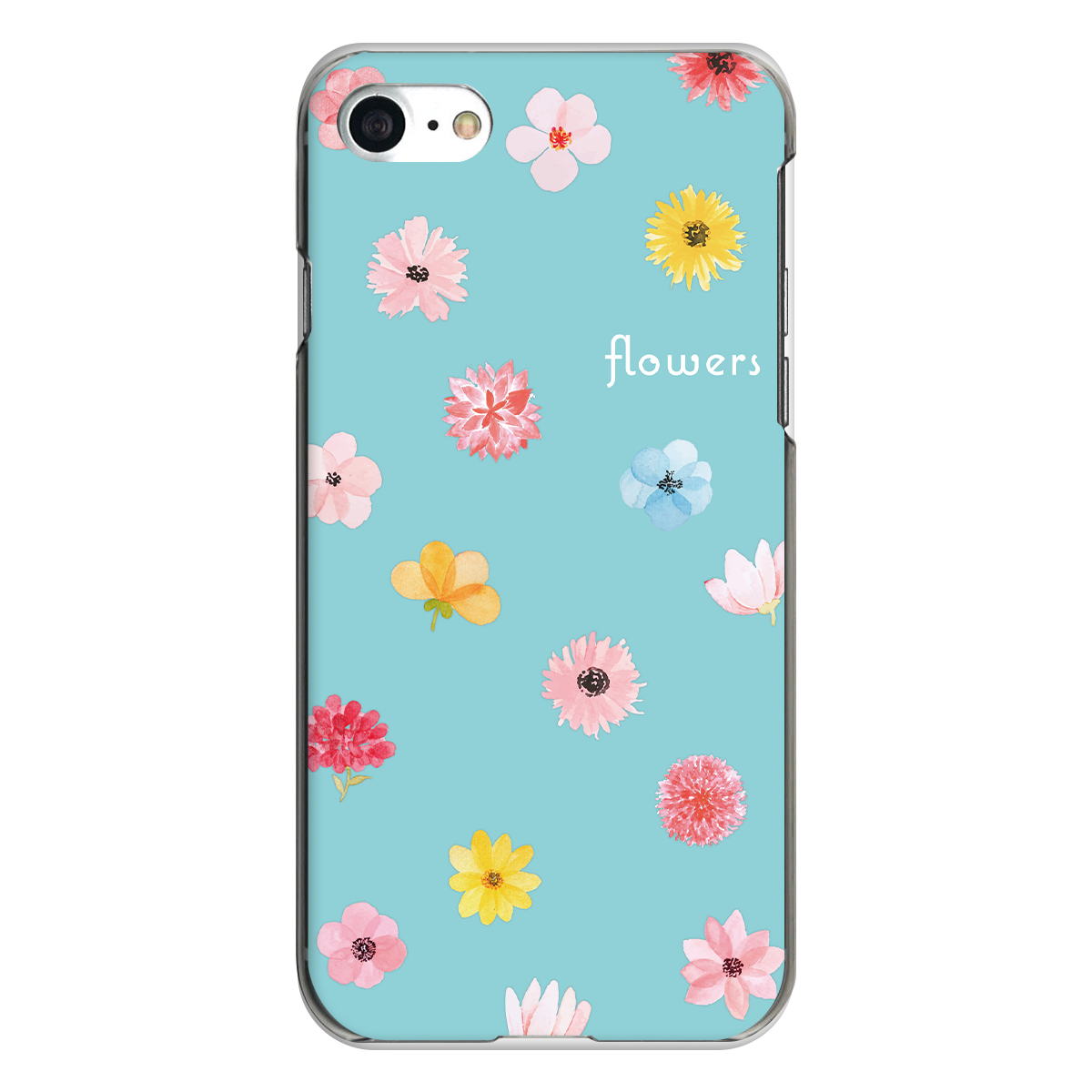 iPhone対応 スマホ ハードケース クリア フラワーカラー 花 デザイナーズ 【iPhone17 / iPhone16e / AQUOS / Xperia 他 iPhone / Android ほぼ全機種対応】 |desr2840