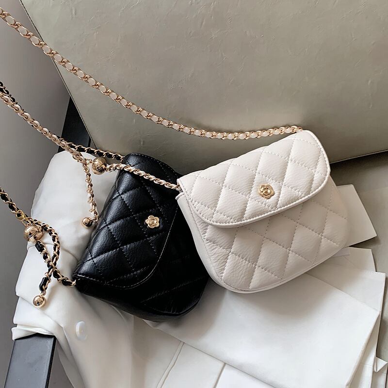 女性の小さなバッグの感覚2020新しい流行のファッションチェーンショルダーメッセンジャーネットレッドワイルドインス小さな正方形のバッグ 手作りハンドバック50632390613