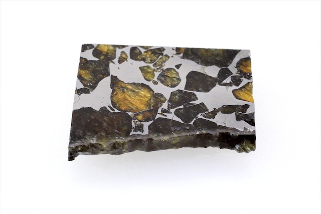 セイムチャン 7.7g スライス カット 標本 石鉄 隕石 パラサイト Seymchan No.13