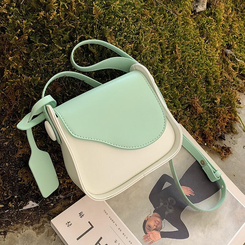 サマーカラーシングル 夏物 スクウェア メッセンジャーバッグ Tiancai_Wing_Bag32761884292