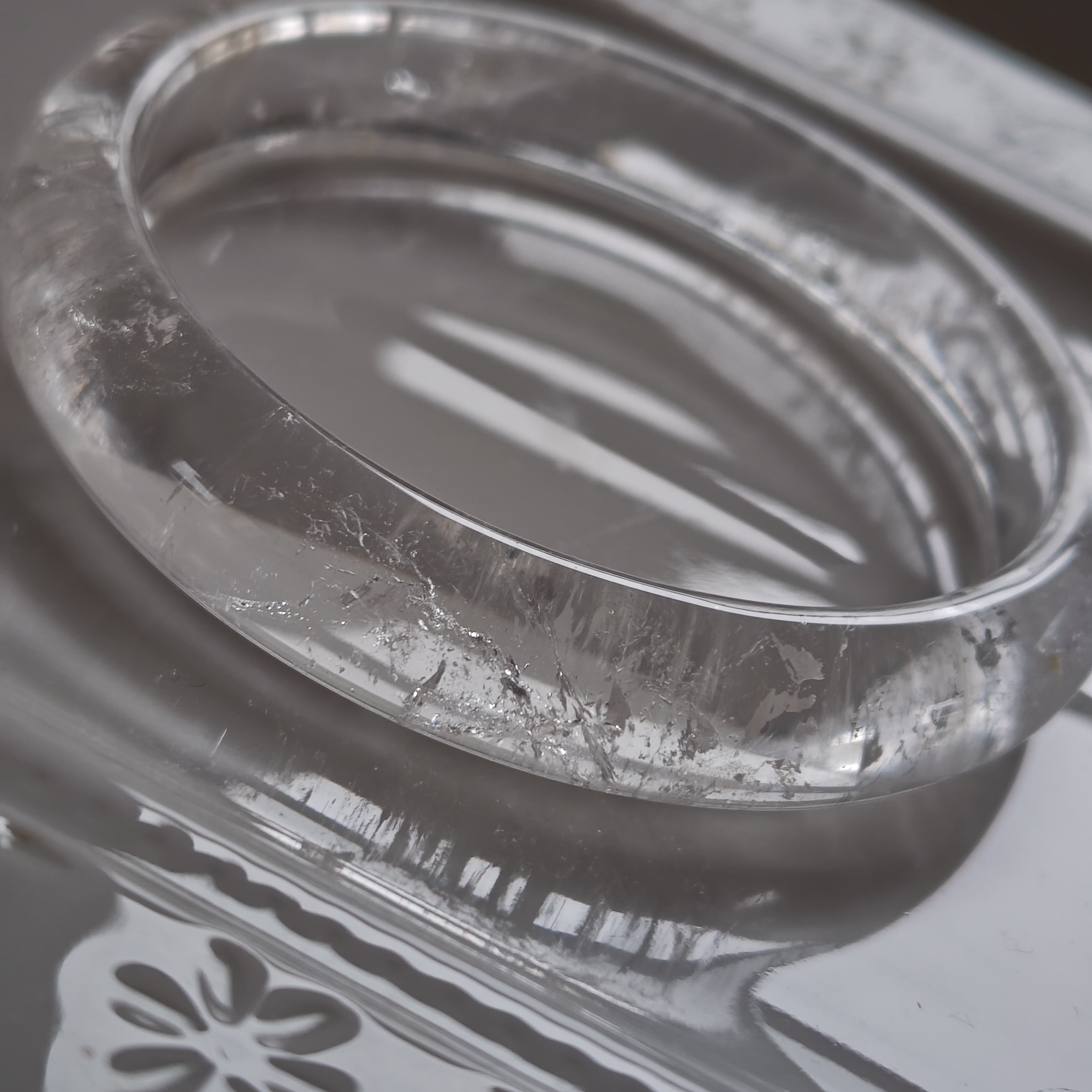 専用です♡①水晶くり抜きバングル 水晶 くり抜きバングル | 天然石 〜言霊〜 楓