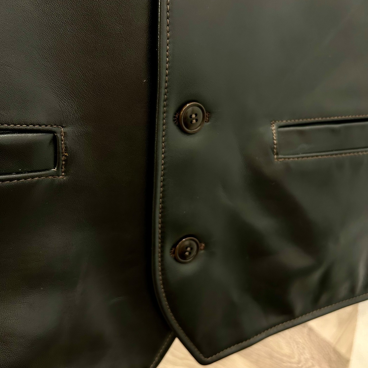 ワイツーレザー【Y'2 LEATHER】VINTAGE HORSE LIGHT VEST 【46】 - 2