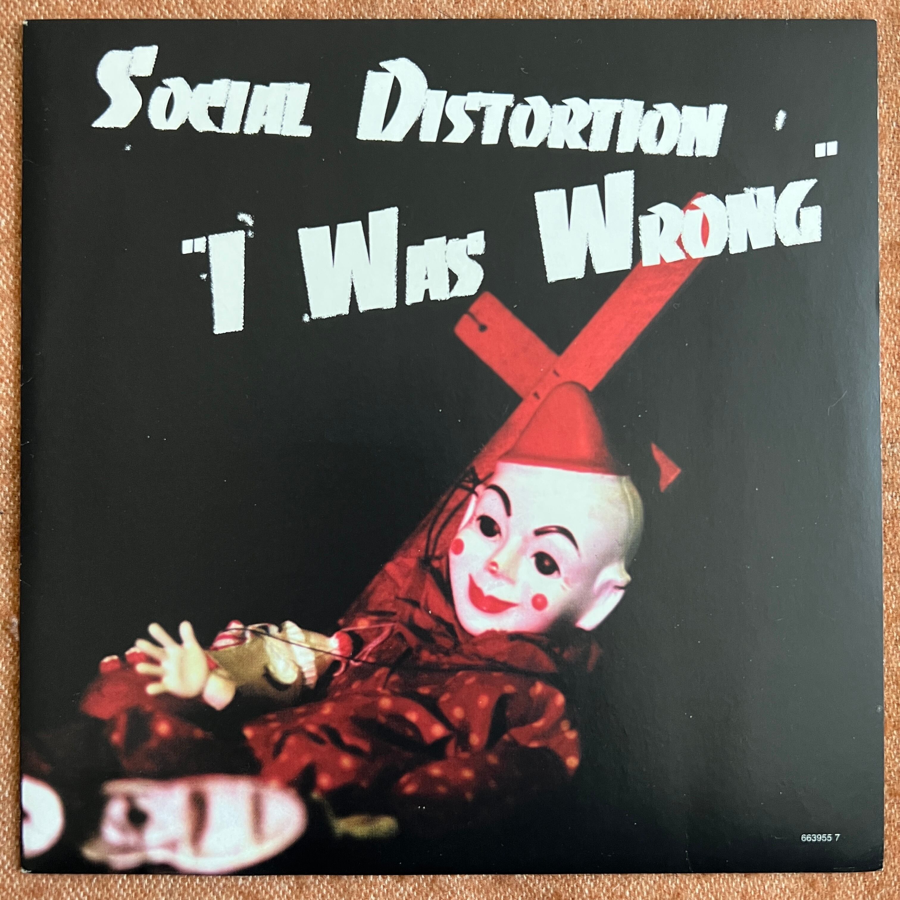 激レア7'★Social Distortion / I Was Wrong限定赤 7inch】Social Distortion / I Was Wrong(LTD RED VINYL) | トキワレコーズ