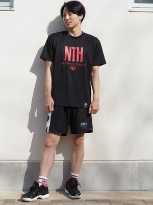 2023 HEART BASIC NTH-TEE(DRY) color Black