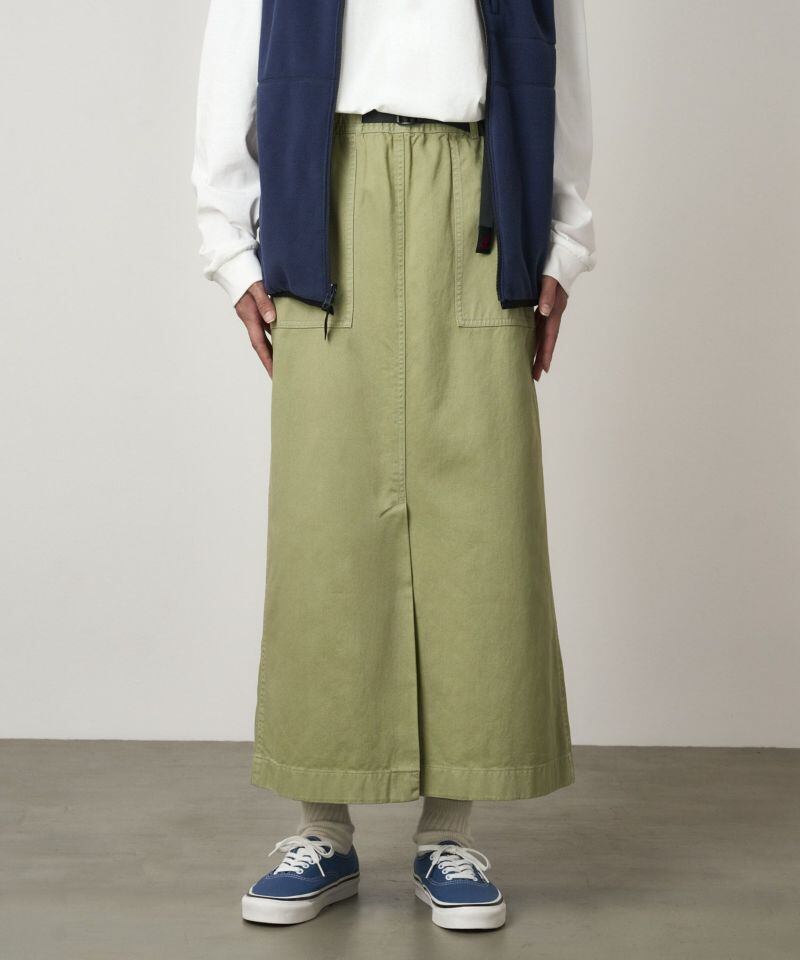 Gramicci (ｸﾞﾗﾐﾁ) - LONG BAKER SKIRT (ﾛﾝｸﾞﾍﾞｲｶｰｽｶｰﾄ) G3SW-SK069