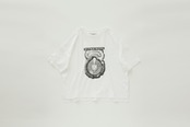 〈 eLfin Folk 24SS 〉 SUPER NOVA Big Tee / elf-241J31 / Tシャツ / white×black print /