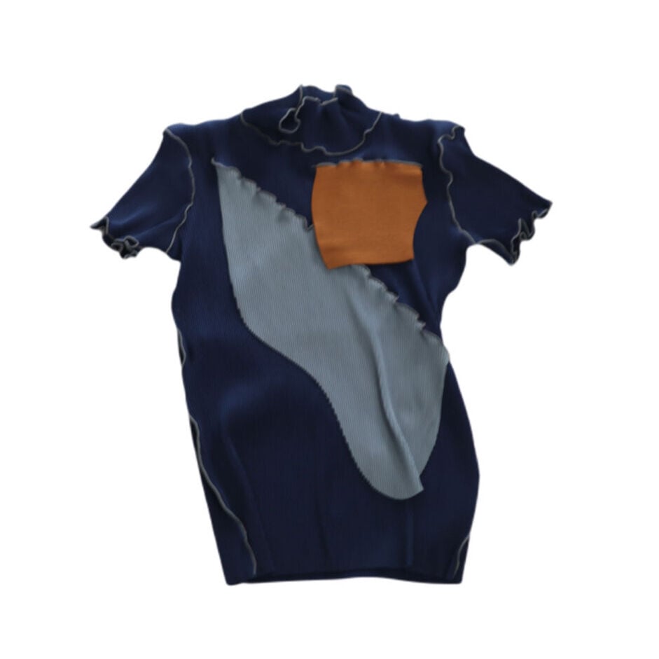 kotohayokozawa◇21AW/PLEATS HIGH NECK/プリーツハイネック