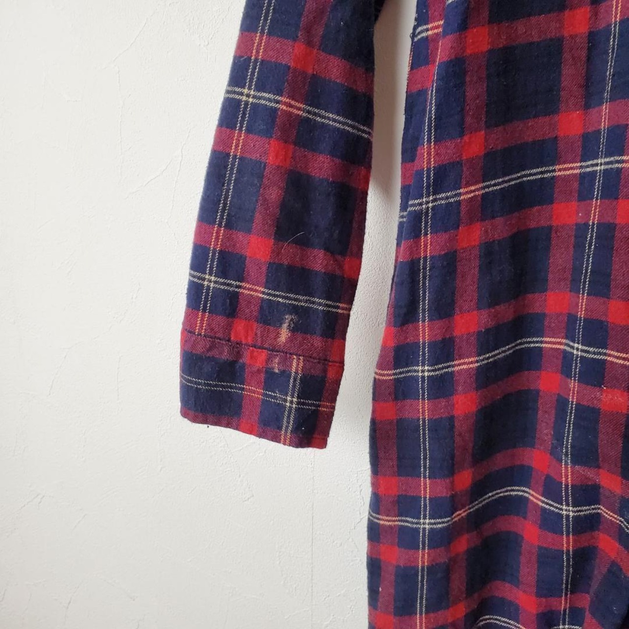 【USED】ネルシャツワンピース　美品　可愛い