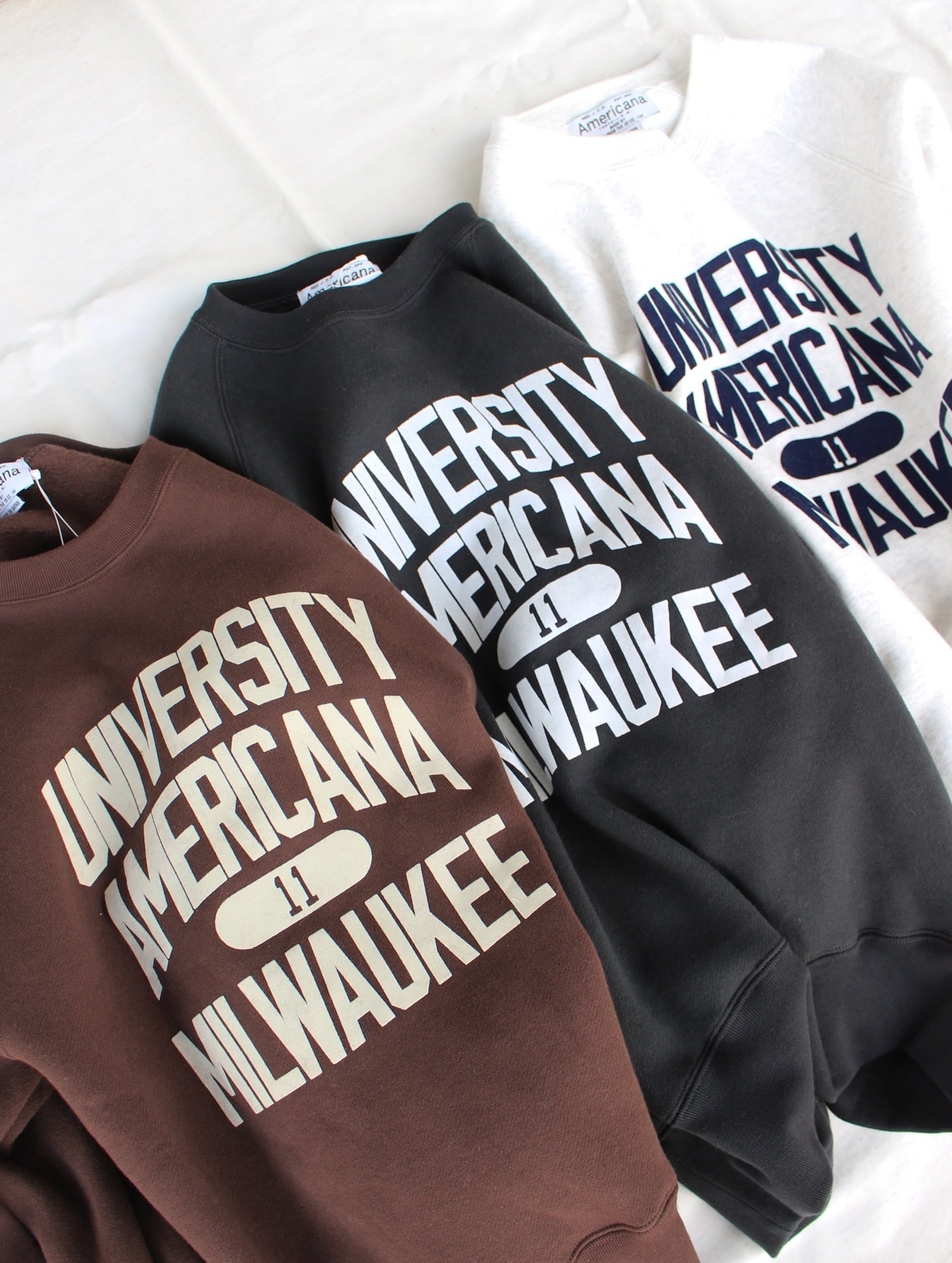 Americana（アメリカーナ） / ボリュームスリーブ クルースウェット