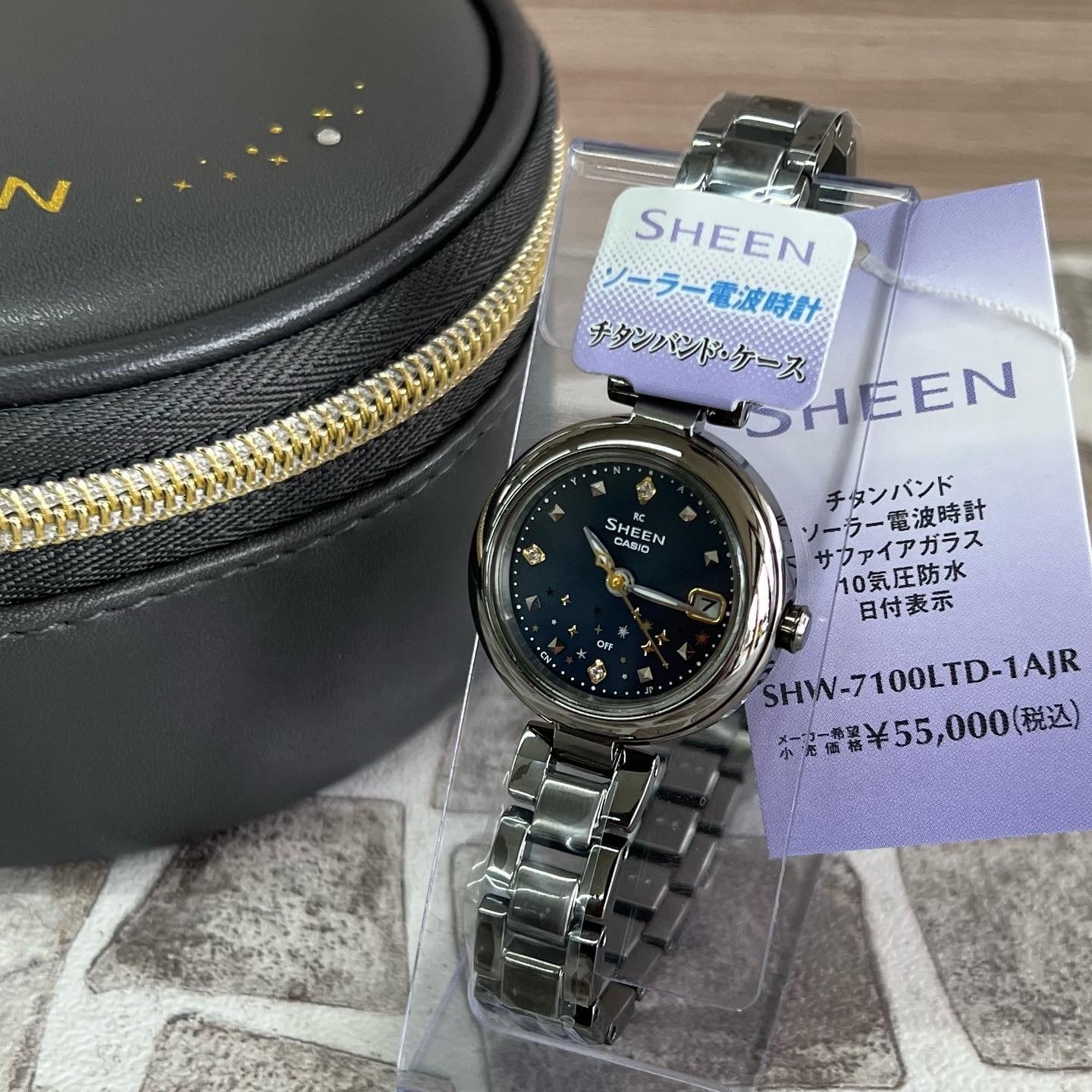 カシオ Sheen シーン 限定品 Shw 7100ltd 1ajr ソーラー電波時計 サファイアガラス 防水 レディース腕時計 栗田時計 店 1966年創業の正規販売店 カシオ Sheen シーン 限定品 Shw 7100ltd 1ajr ソーラー電波時計 サファイアガラス 防水 レディース腕時計 栗田時計 店 1966年創業の正規販売店